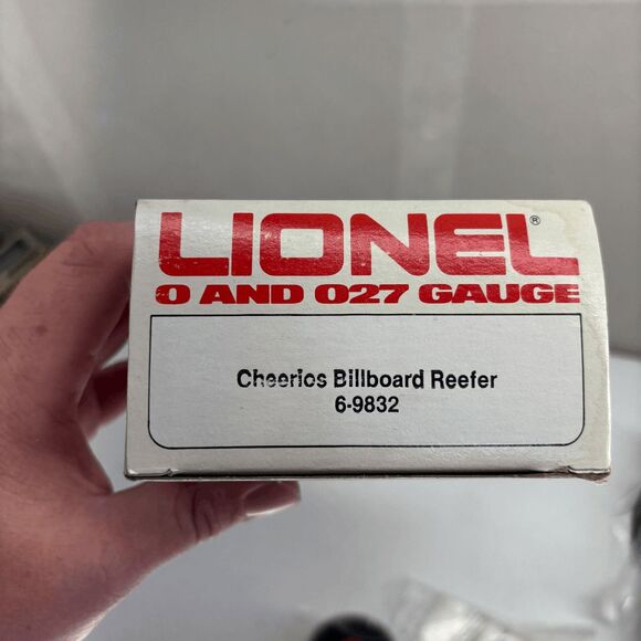 Lionel 9832 Cheerios Cereal Woodside Reefer O/027 gauge 1982 USA With Box - Picture 2 of 12